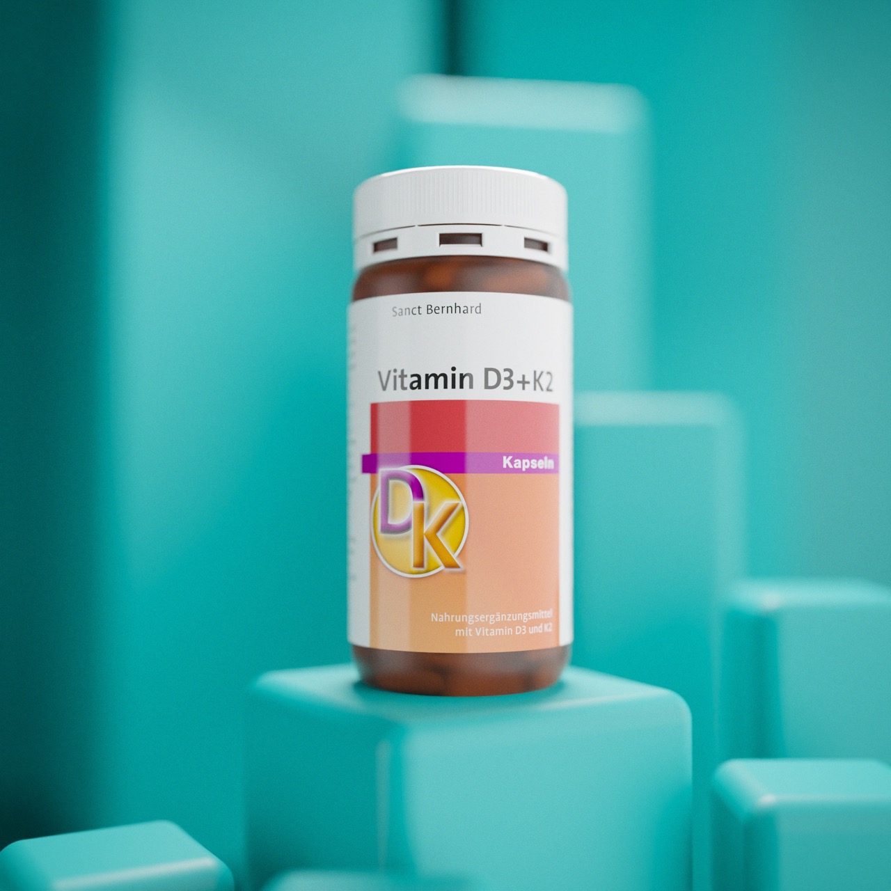 Vitamin D3+K2 capsules » Buy securely online now Sanct Bernhard