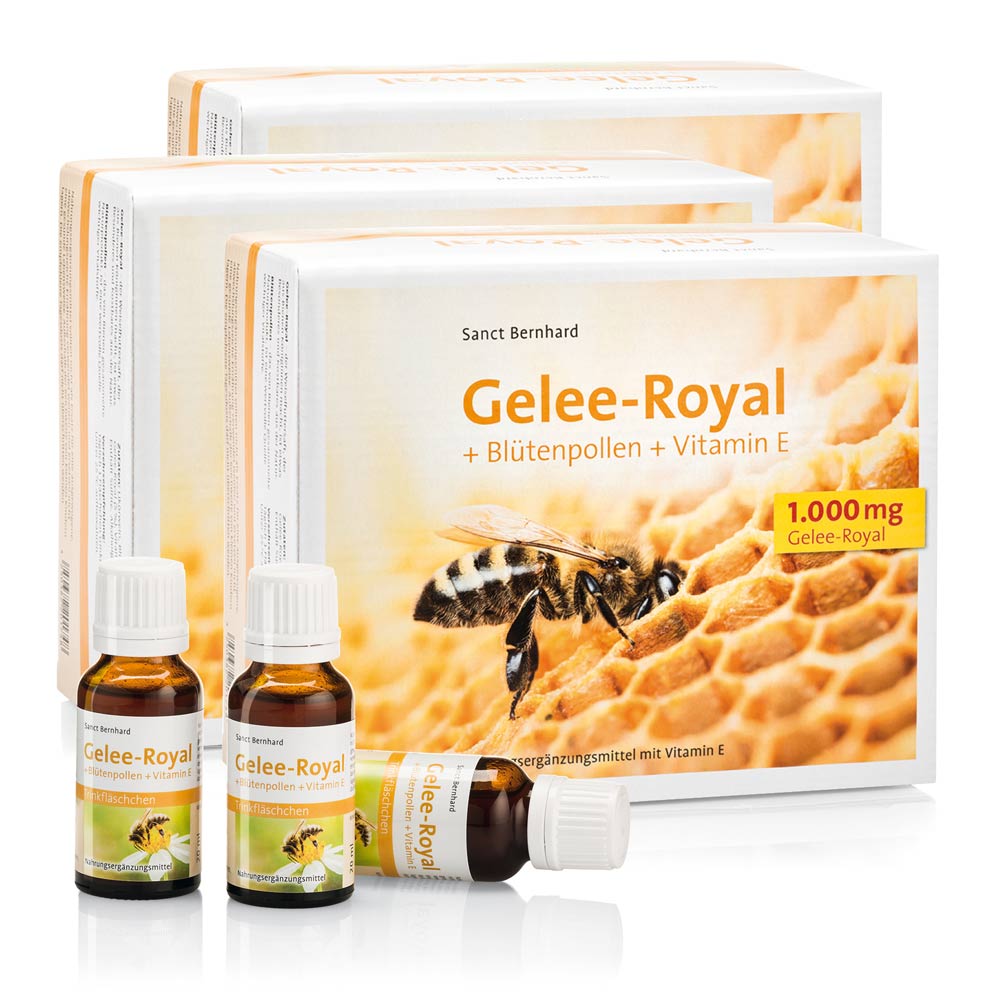 Royal Jelly+Blossom Pollen+Vitamin E drink bottles » Order online now