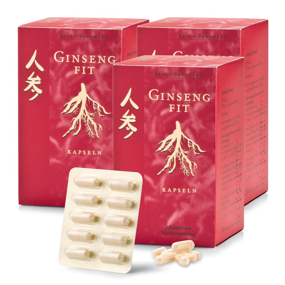 GinsengFit Capsules » Buy securely online now Sanct Bernhard