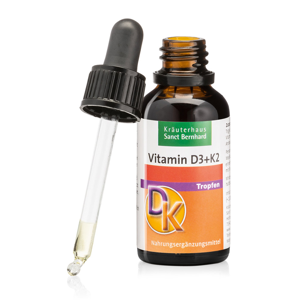 VitaminD3+K2 Drops » Buy securely online now Sanct Bernhard