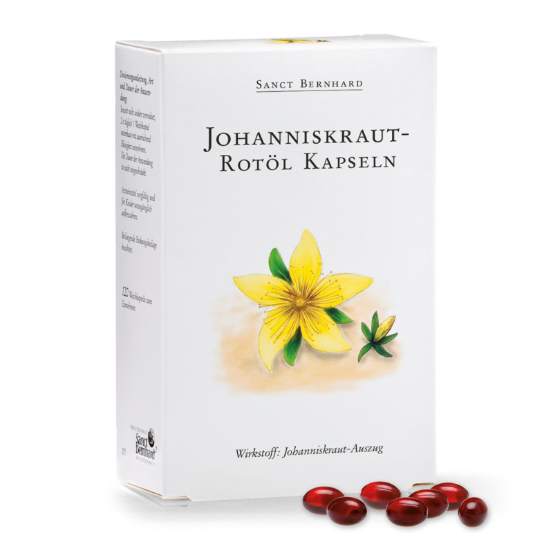 St. John's Wort Red OilCapsules » Buy online now Sanct Bernhard