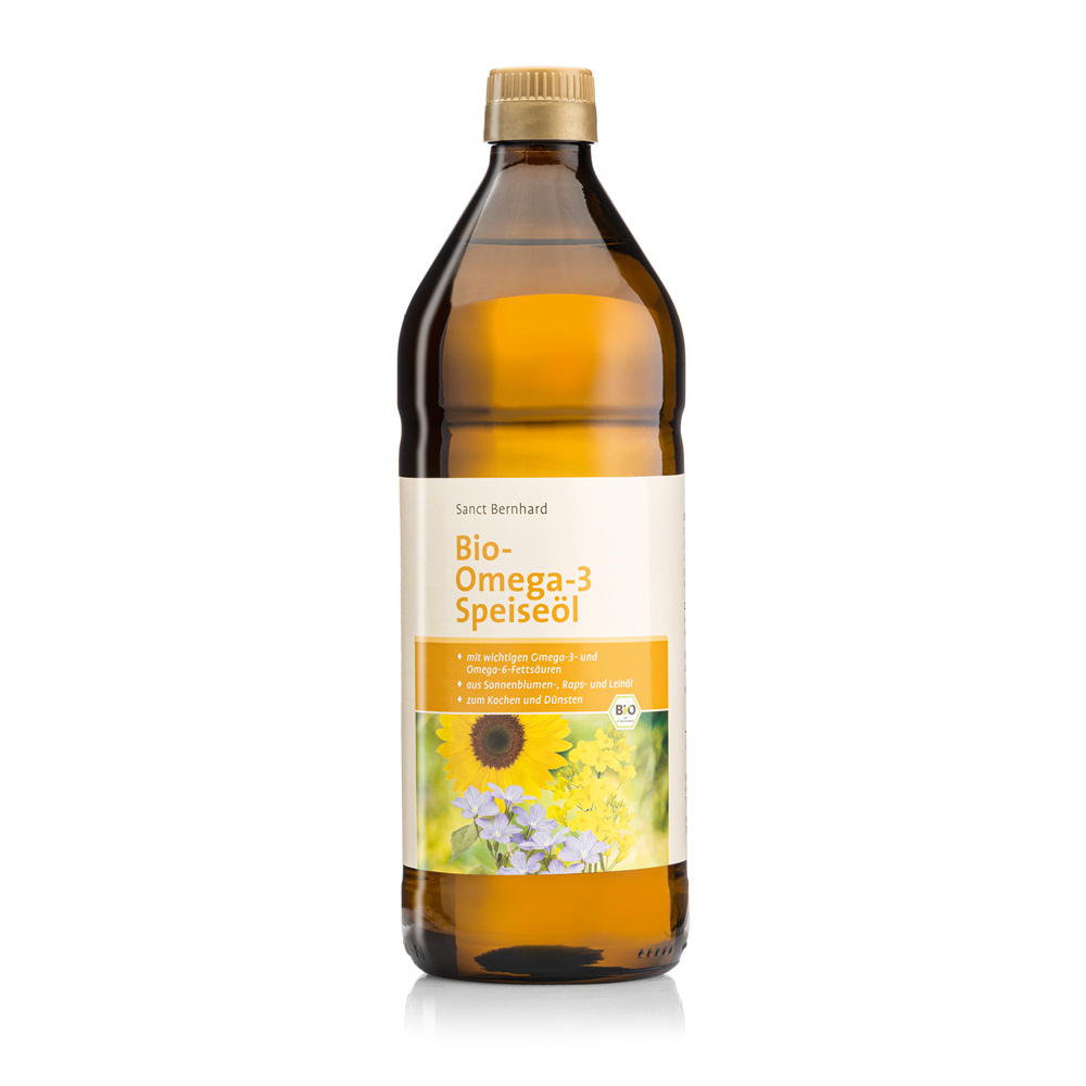Organic Omega3 Vegetable Oil » Buy securely online now Sanct Bernhard