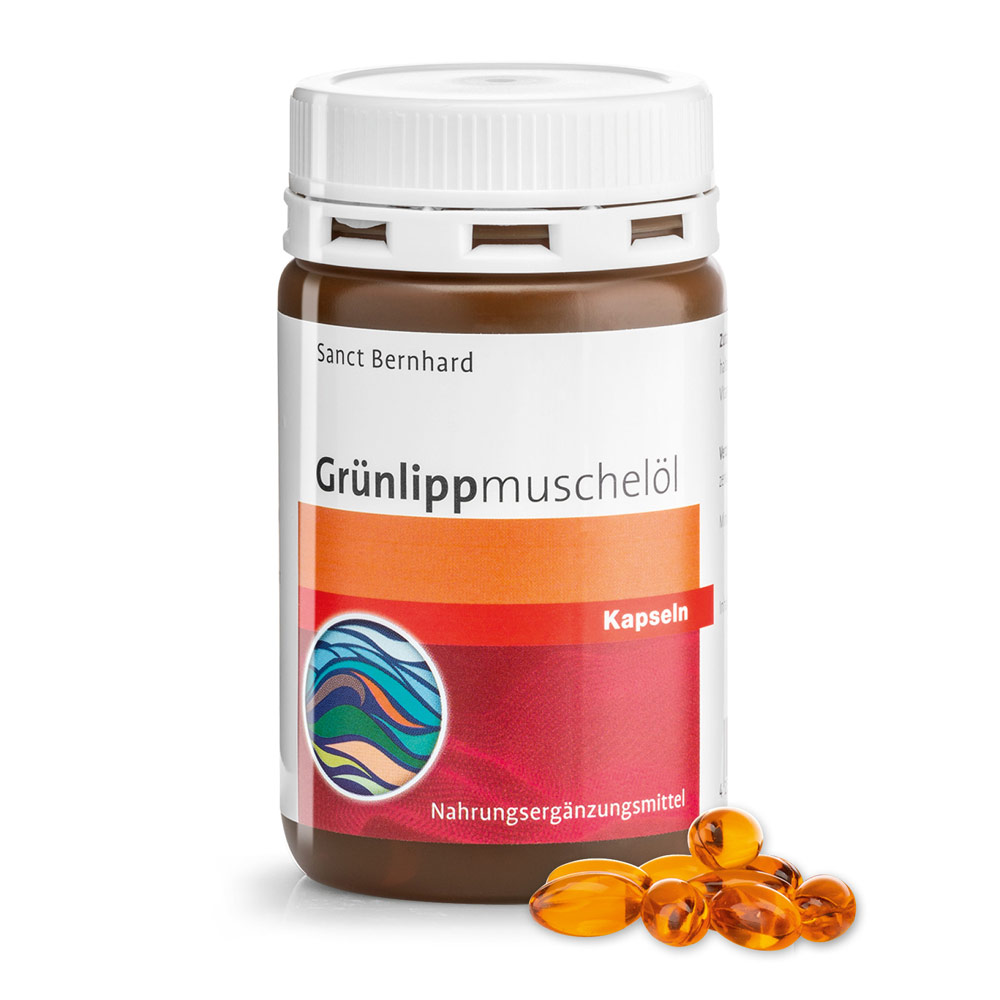 GreenLipped Mussel Oil Capsules » Buy online now Sanct Bernhard