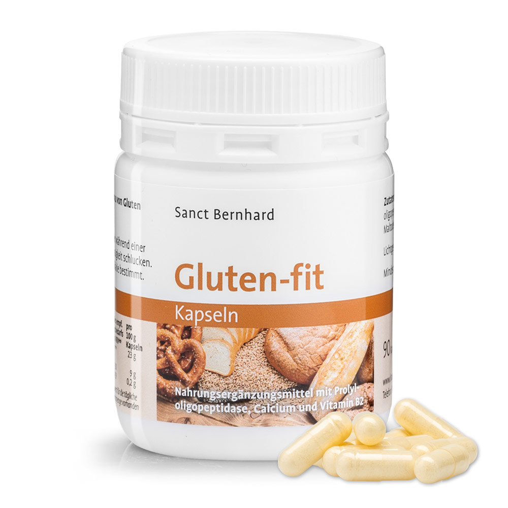 Glutenfit capsules » Buy securely online now Sanct Bernhard