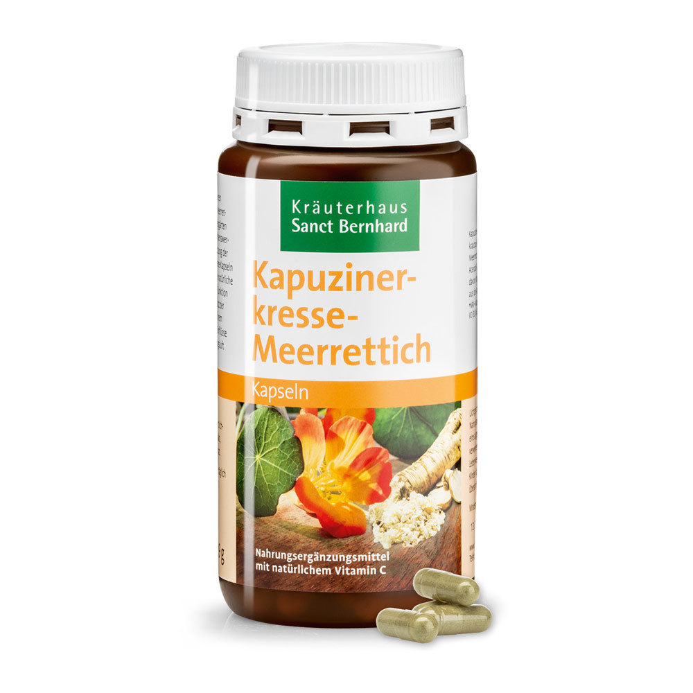 NasturtiumHorseradish Capsules » Buy online now Sanct Bernhard