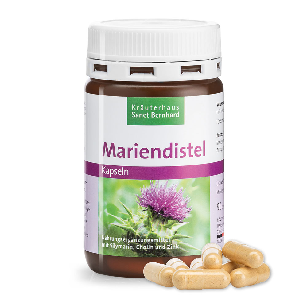 Milk Thistle Capsules » Buy securely online now Sanct Bernhard