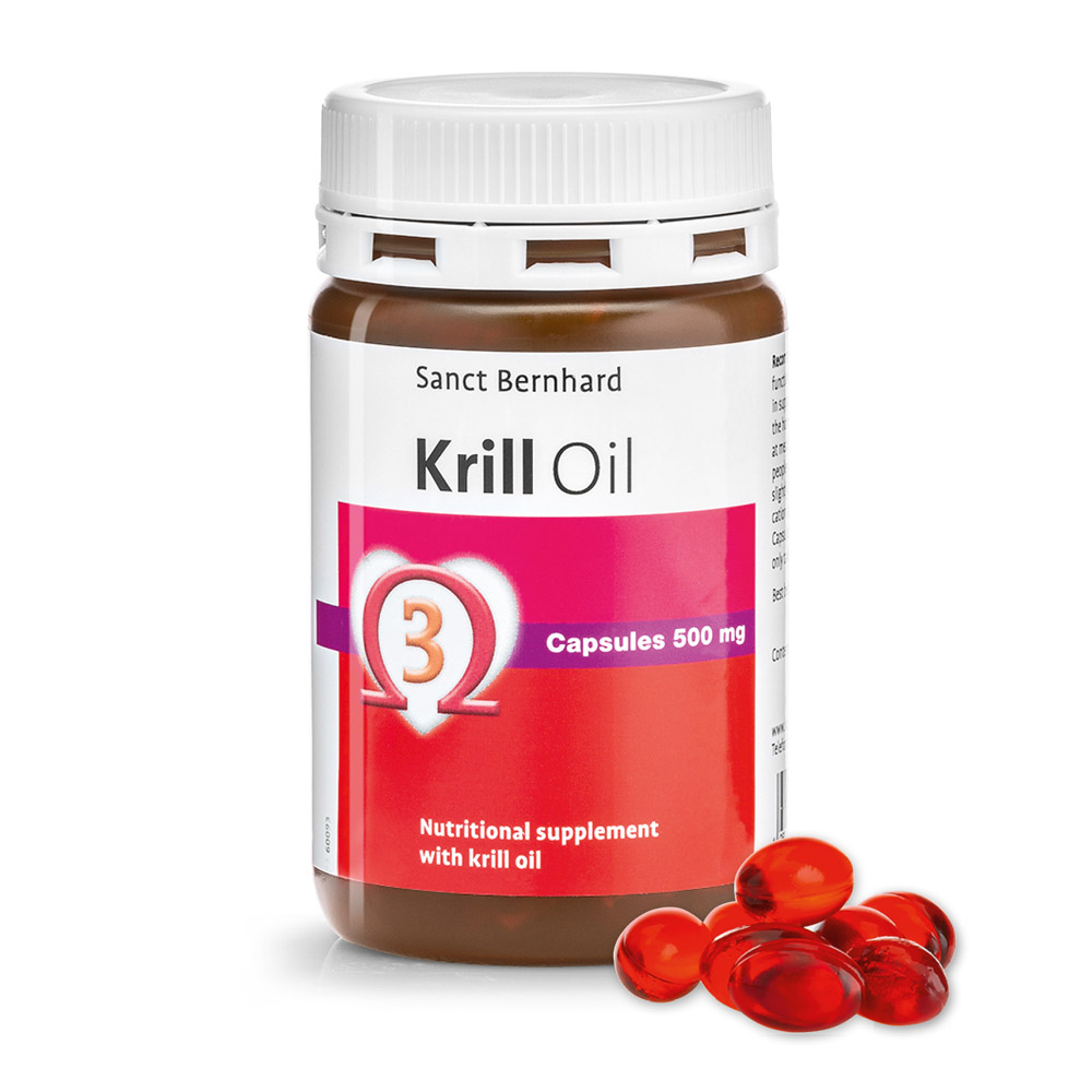 Krill Oil Capsules 500 mg » Buy securely online now Sanct Bernhard