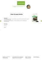 Green Tea "Japan Sencha" 150 g