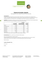 Vitamin B Complex Capsules 150 capsules
