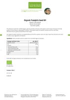 Organic Pumpkin Seed Oil roasted 250 ml
