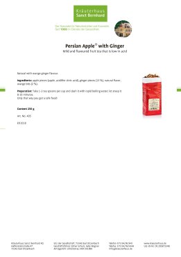 Fruit Tea Persian apple with Ginger 250 g