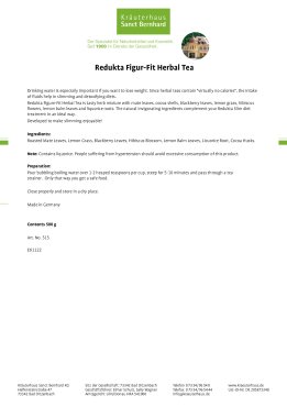 Redukta Figure-Fit Herb Tea 500 g