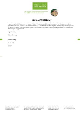 German Wild Honey 500 g