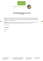 Anti Wrinkle Collagen Face Cream 100 ml