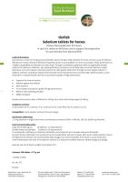 tierlieb selenium tablets for horses 500 tablets