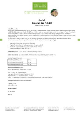 tierlieb Omega 3 Sea Fish Oil 500 ml