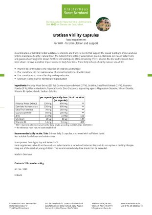 Erotisan-Virility-Capsules 120 capsules