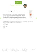 Pomegranate Hand Cream 100 ml