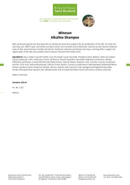 Minesan Alkaline Shampoo 250 ml