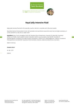 Royal Jelly Intensive Fluid 50 ml