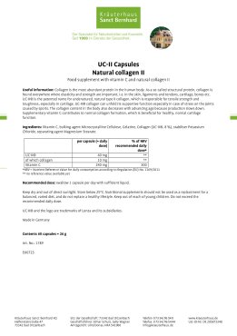 UC-II Capsules 60 capsules