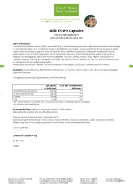 Milk Thistle Capsules 90 capsules
