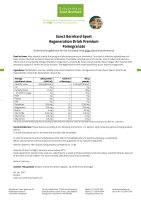Sanct Bernhard Sport Regeneration Drink Premium Pomegranate 750 g