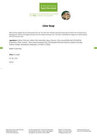 Lime Soap 100 g