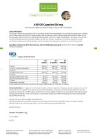 Krill Oil Capsules 500 mg 90 capsules