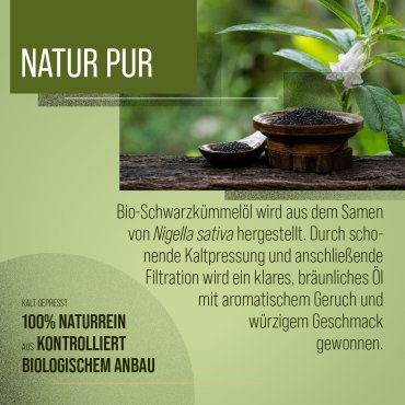 Organic Black Cumin Oil, 100 ml 100 ml