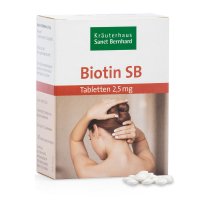 Biotin SB Tablets 2.5 mg 140 tablets » Buy online now | Sanct Bernhard