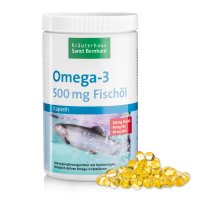 Omega 3 Fish Oil Capsules 500 mg XXL economy pack 1000 capsules