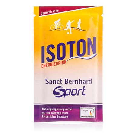Sanct Bernhard Sport Isotonic Energy Drink Sour Cherry · 1 Sachet 36 g